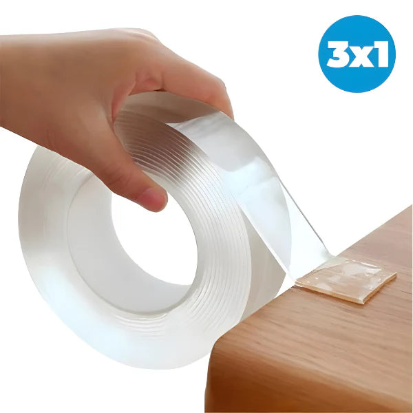 UltraGrip Pro™ – Cinta Nano Adhesiva Reutilizable 🔥 Promo 3x1