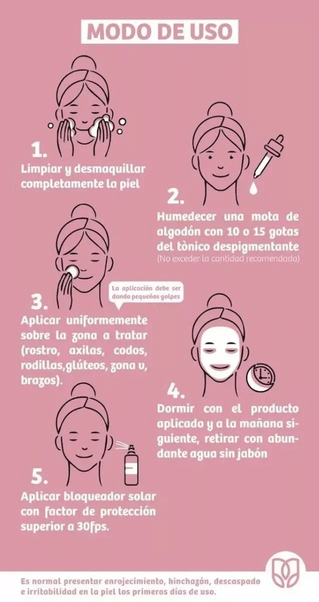Tónico LB Despigmentante y Aclarante
