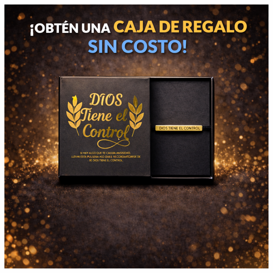 Pulsera Dios Tiene el Control + Regalo Especial Incluido 🎁