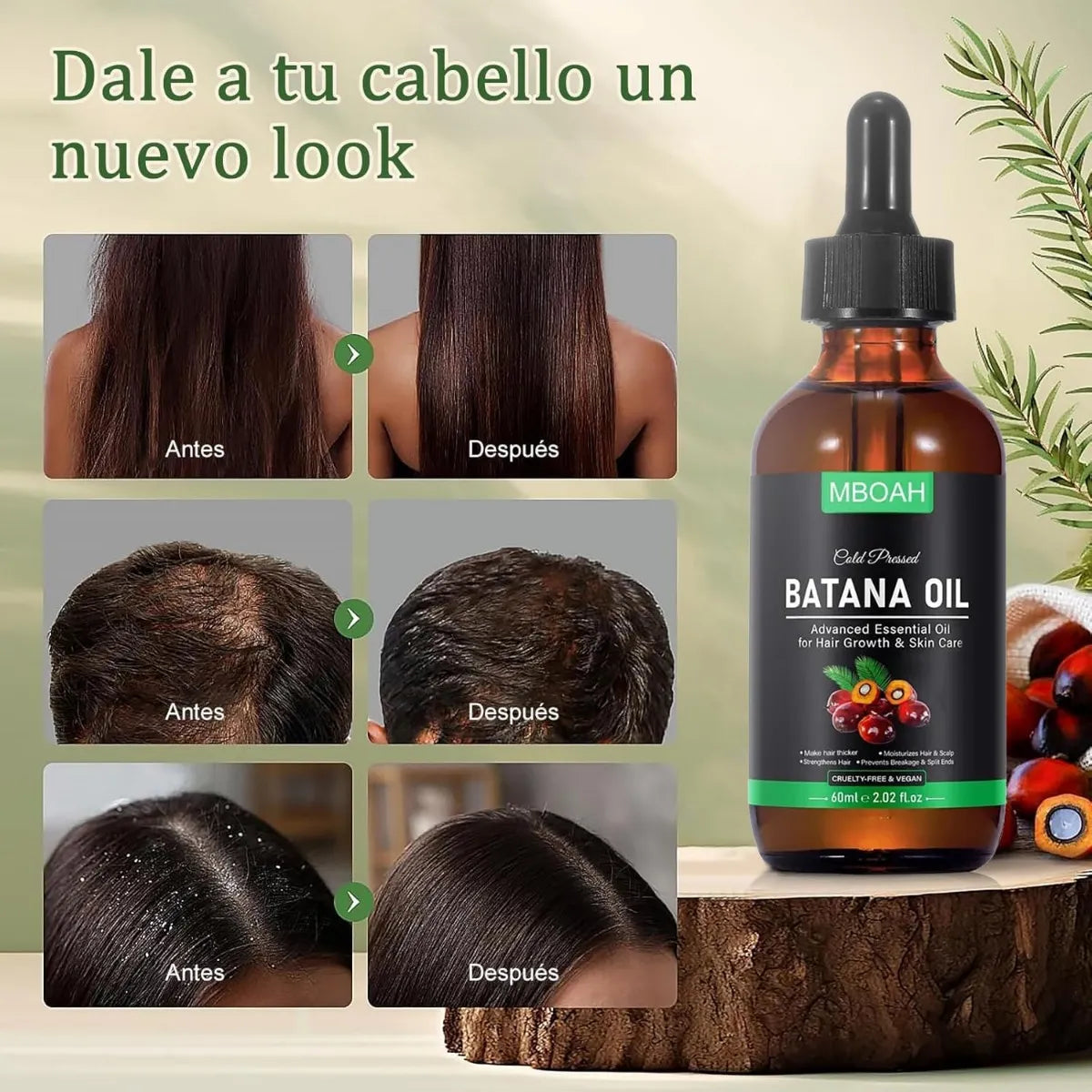 Aceite de Batana – Compra hoy y recibe un perfumero GRATIS 🎁