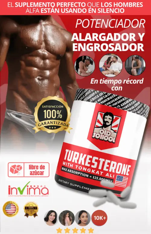 Suplemento Natural de testosterona para hombres – Turkesterona 1500 mg de potencia máxima con Tongkat Ali y BioPerine® + Músculo, recuperación y resistencia 🍆 – 120 cápsulas
